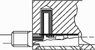 Figure 2. Water block cable entry 